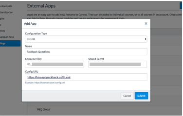 canvas intergration instructions