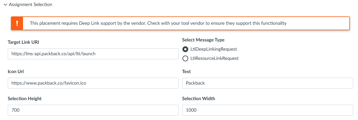 Deep Linking Canvas developer key settings.PNG